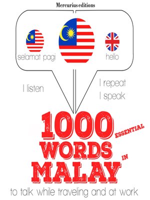 cover image of 1000 essential words in Malay